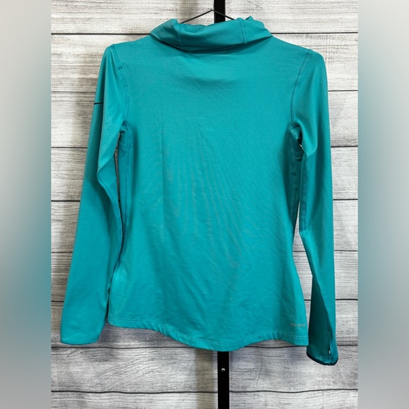 Nike Pro Teal Cowl Neck Pullover - Picture 5 of 5